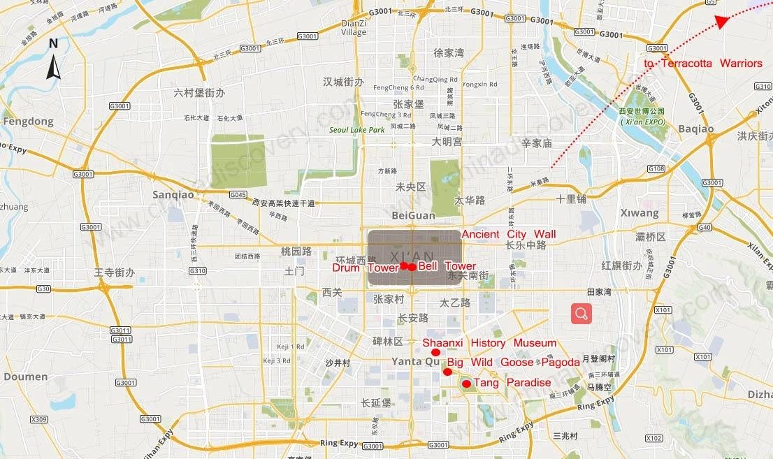 Qujiang District Tang Paradise Attractions